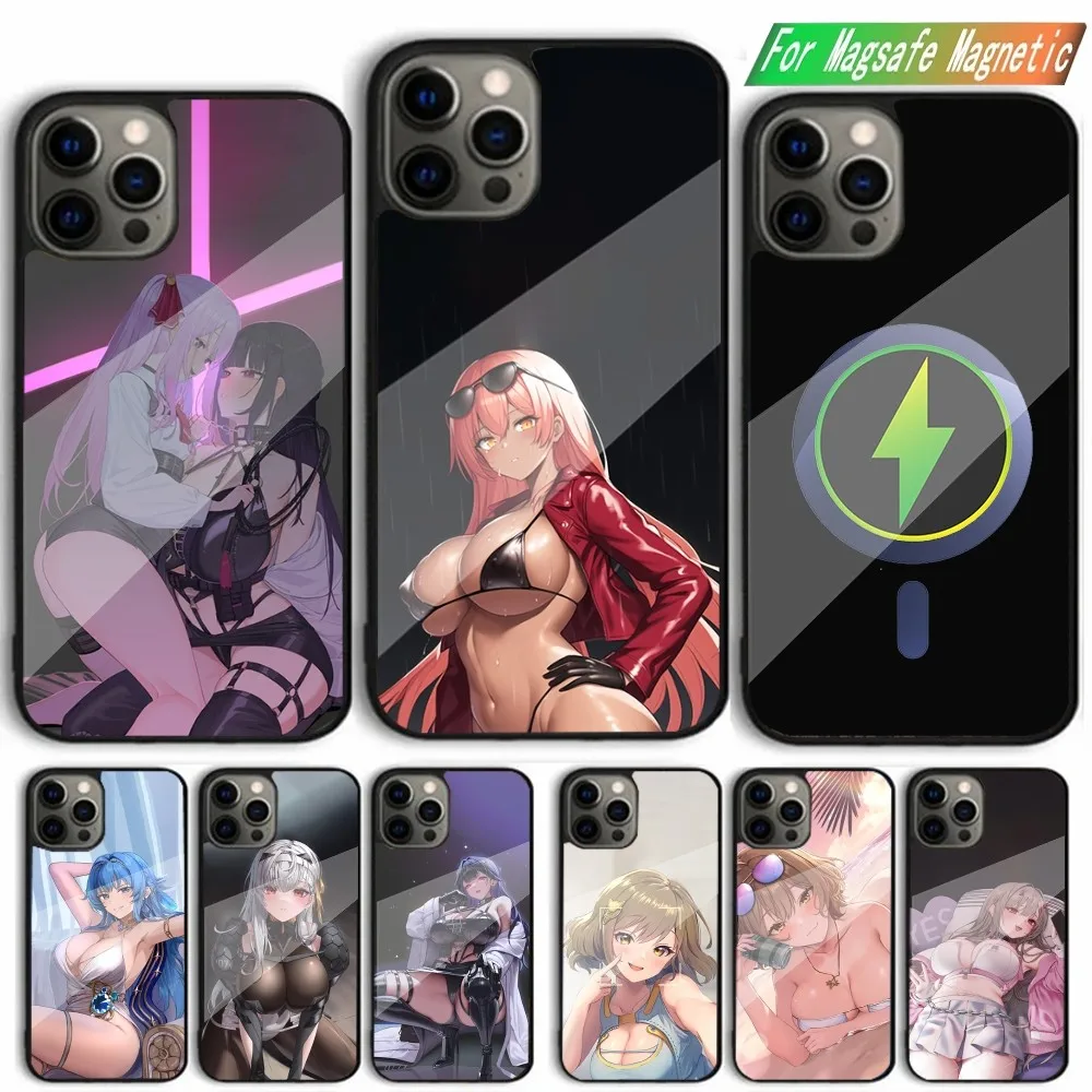 Goddess Of Victory NIKKE Phone Case For iPhone 15,14,13,12,11,Plus,Pro,Max Mini Magsafe Magnetic Wireless Charging