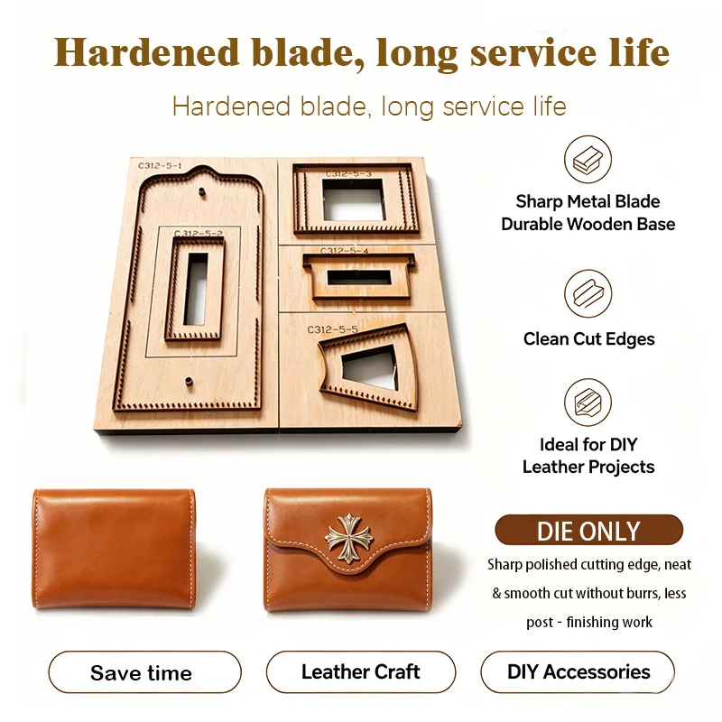 c312-card-wallet-wood-die-mold-diy-handmade-leather-goods-card-holder-cutting-mold-leather-material-cutting-tool