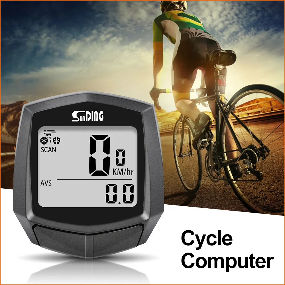 Sunding Wired Bike Computer Multifunction Computer Cycling Speedometer Odometer Waterproof Bicycle Speed Cadence Sensor Hot sale