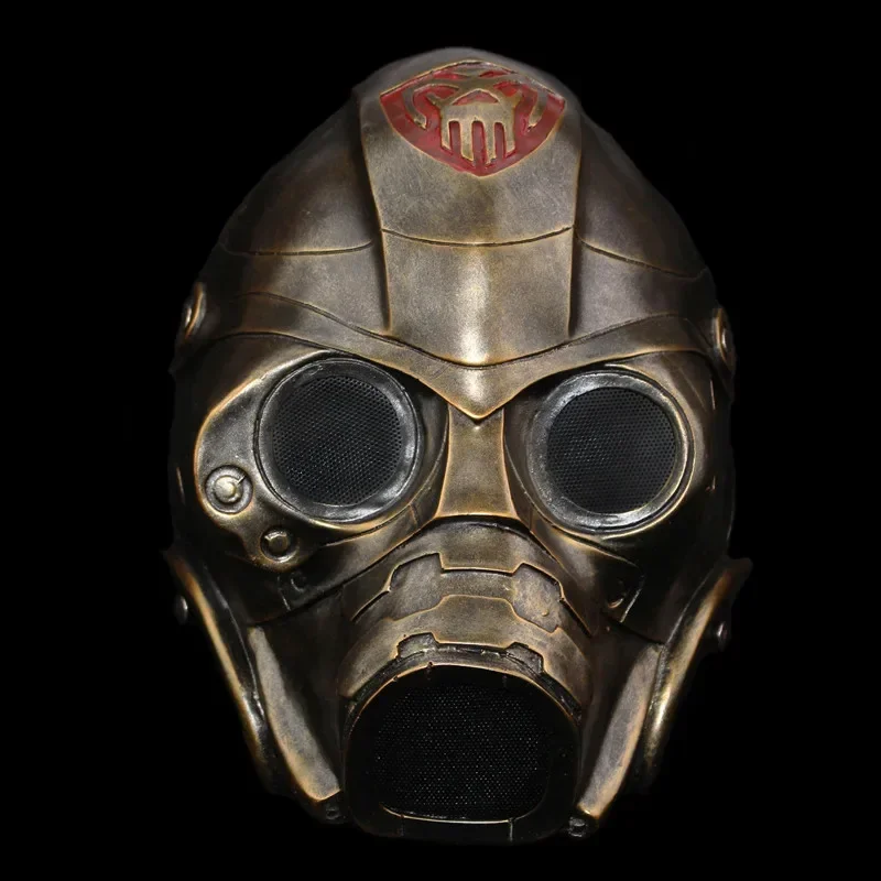 

Биологическая опасная маска, карнавальная маска для лица из смолы с призраком, уличная сетчатая тактическая защитная маска для лица для игр и телевидения