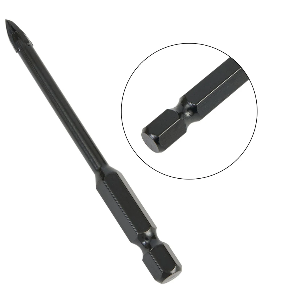 Triangle Drill Carbide Steel Triangle Drill Bit for Glass Ceramic Vitrified Brick Walls Smooth Chip Removal Triangle