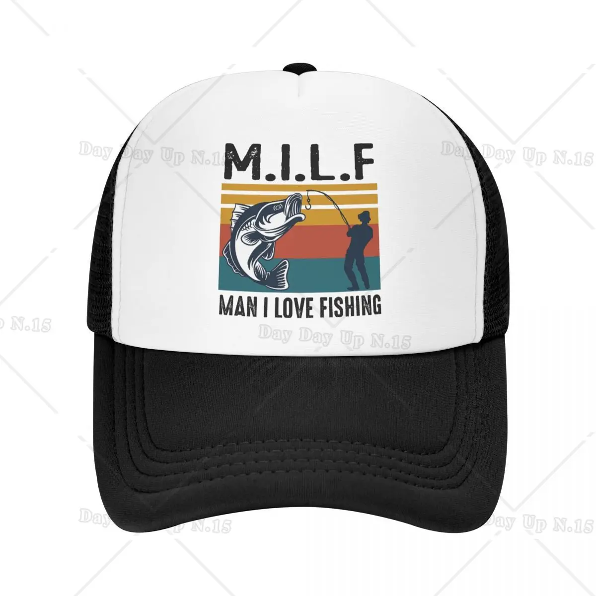 Fashion Milf Man I Love Fishing Baseball Cap Men Women Adjustable Trucker Hat Sun Protection Snapback Hats Summer Caps