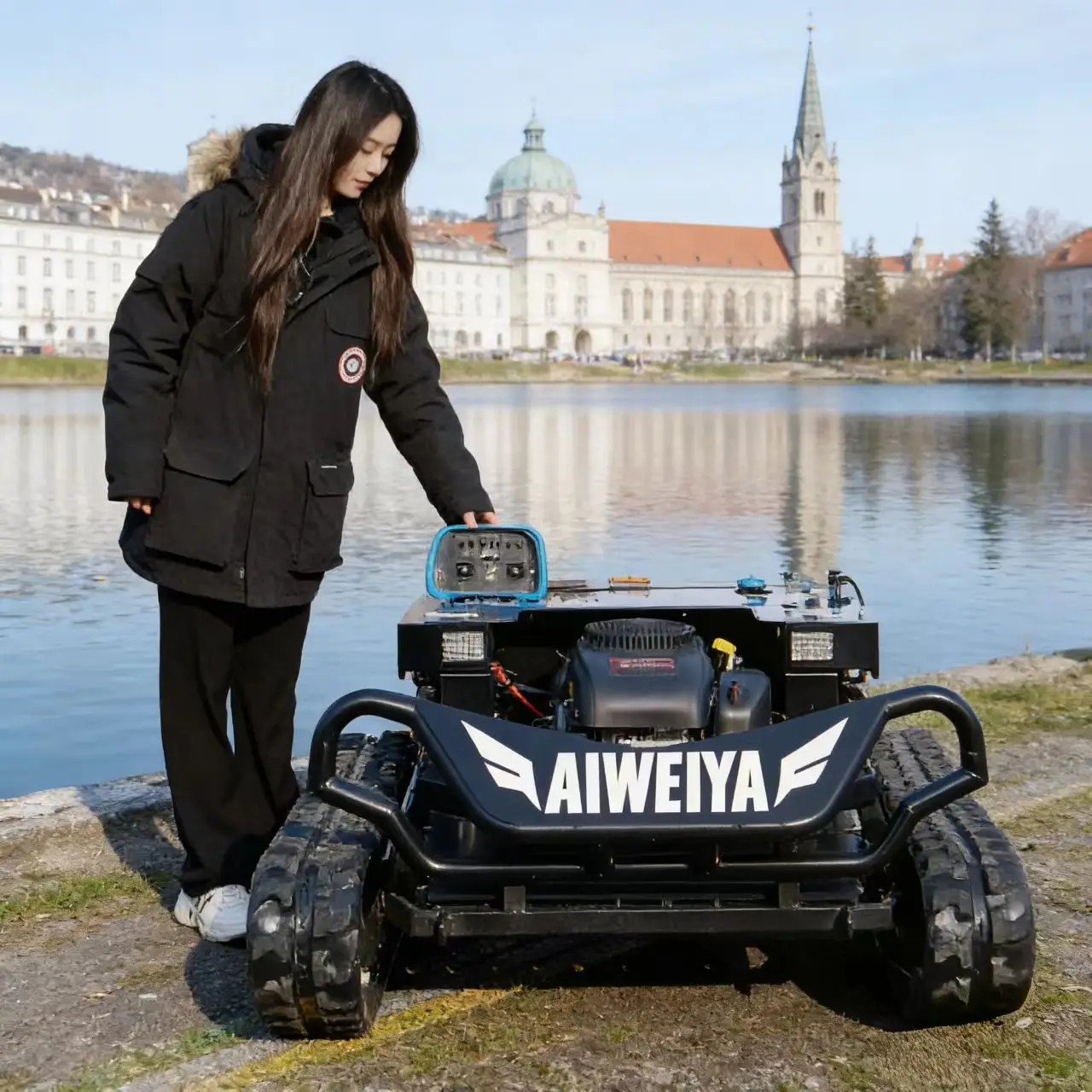 

Индивидуальные высококачественные газонокосилки с дистанционным управлением, садовые косилки и косилки-измельчители