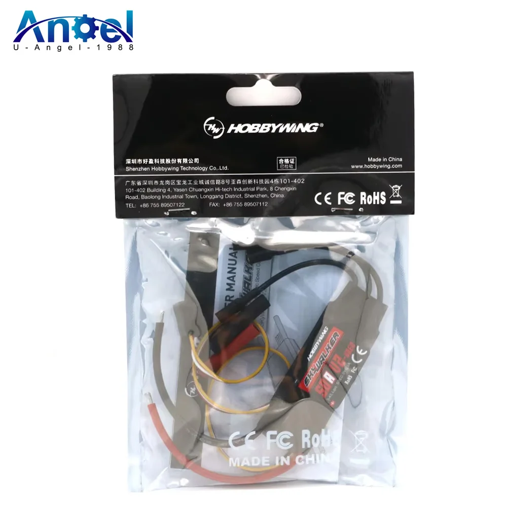 

Hobbywing Brushless ESC 40A 50A V2 Drone ESC 2-4S Skywalker Speed Controller With BEC/UBEC For RC Quadcopter Helicopter Model