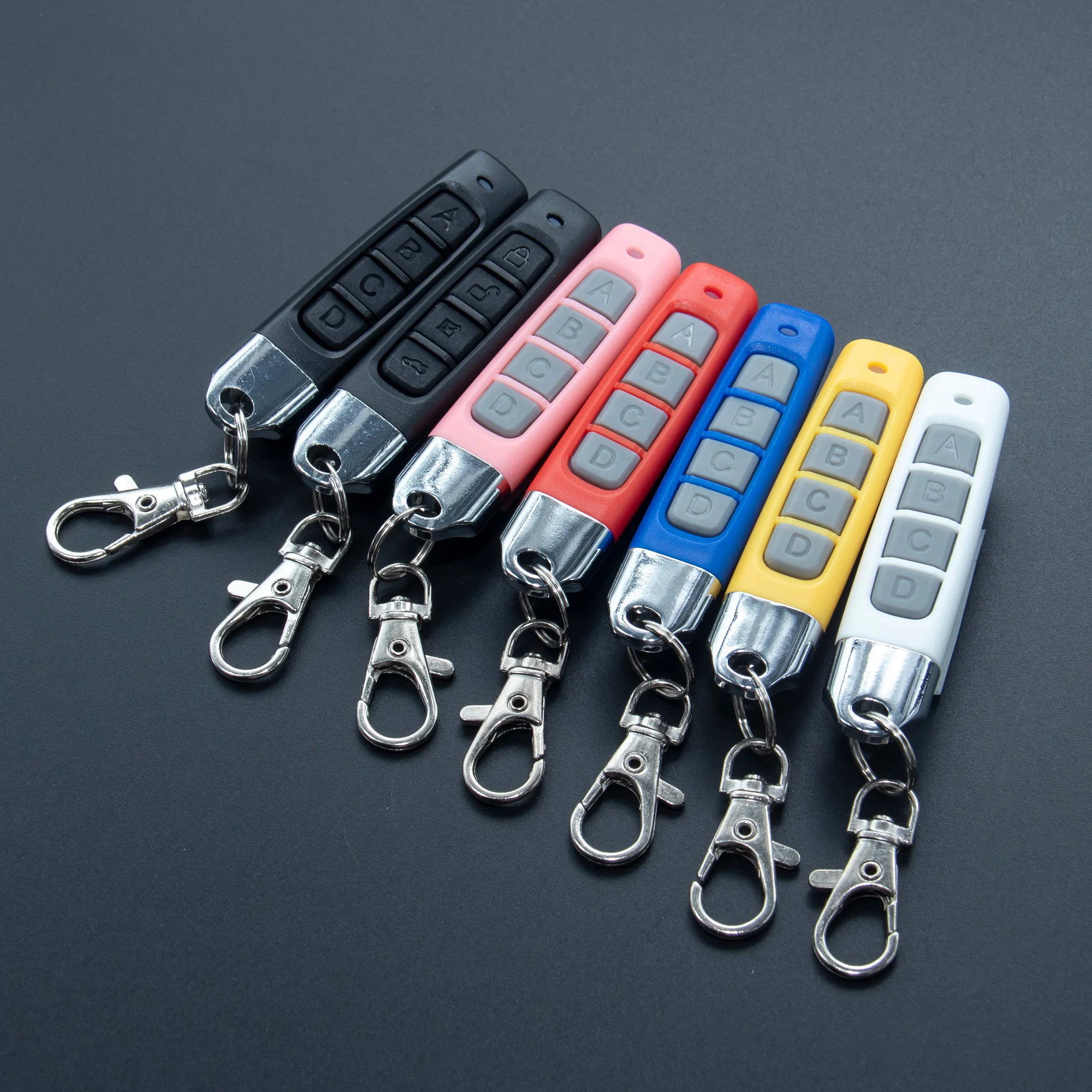 4Pcs 433MHz Gate Access Remote Transmitter Controller Key Fob For Electric Garage Door Opener Device