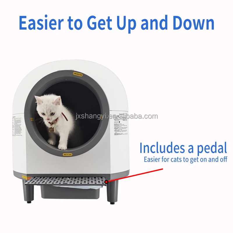hit productFactory OEM 80L Odor Control App Control Self Cleaning Smart Automatic cat Litter Box for Multiple  Cat Safety Protec