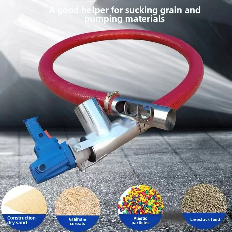 Portable Flexible Screw Grain Suction Machine – High-Power Vacuum Feeder Conveyor for Corn/Wheat, Car-Mounted Home Use