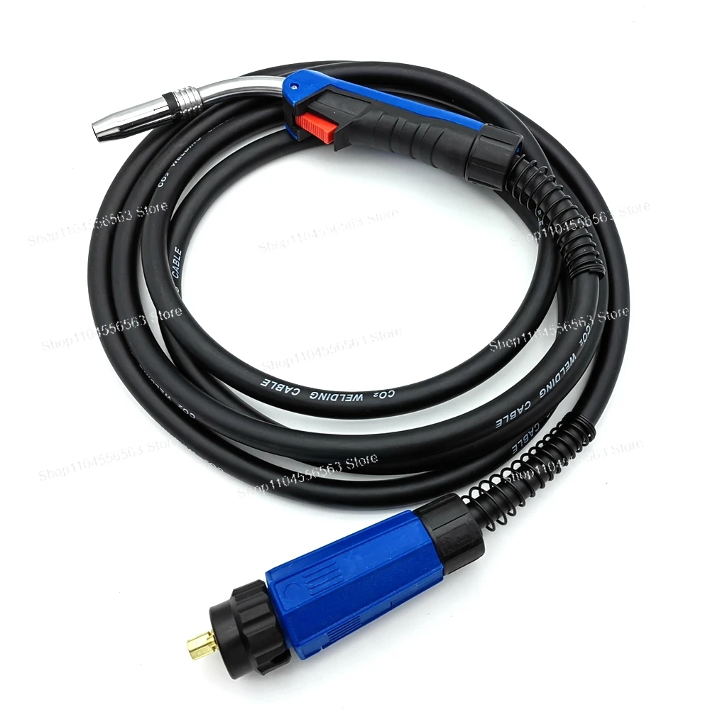 24KD Welding Torch 250A MIG Torch MAG Welding Torch Air-cooled Euro Connector Customized 6 Meters