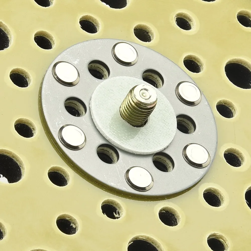 Novas ferramentas úteis lixa almofada 1 * lixadeira média polidor aleatória lixadeira orbital almofada 150mm 1pcs 5/16 rosca