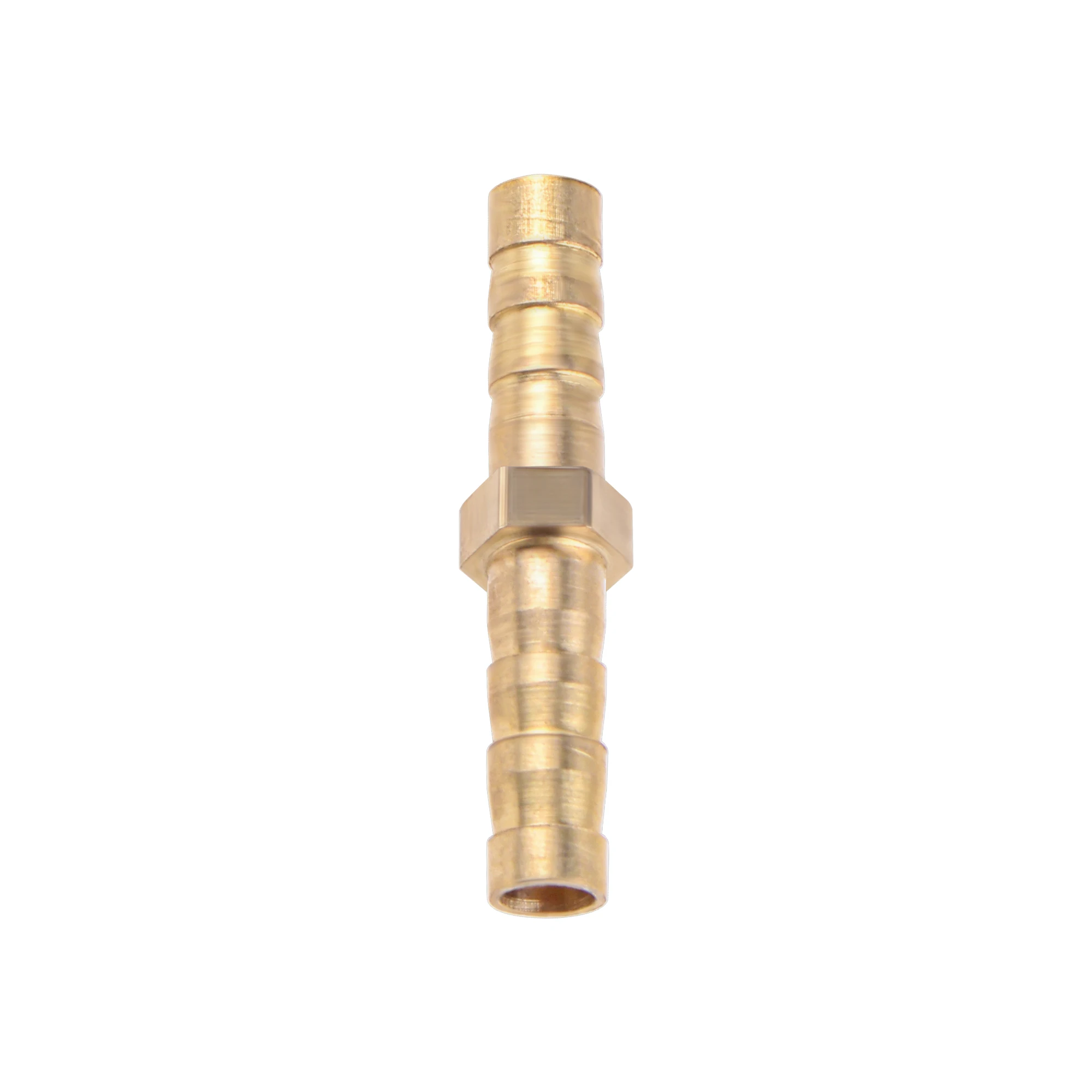 1PC Brass Barb Pipe Fitting 2 Way Straight Connector For 6mm 8mm 10mm 12mm 16mm 19mm Hose Copper Pagoda Water Tube Fittings