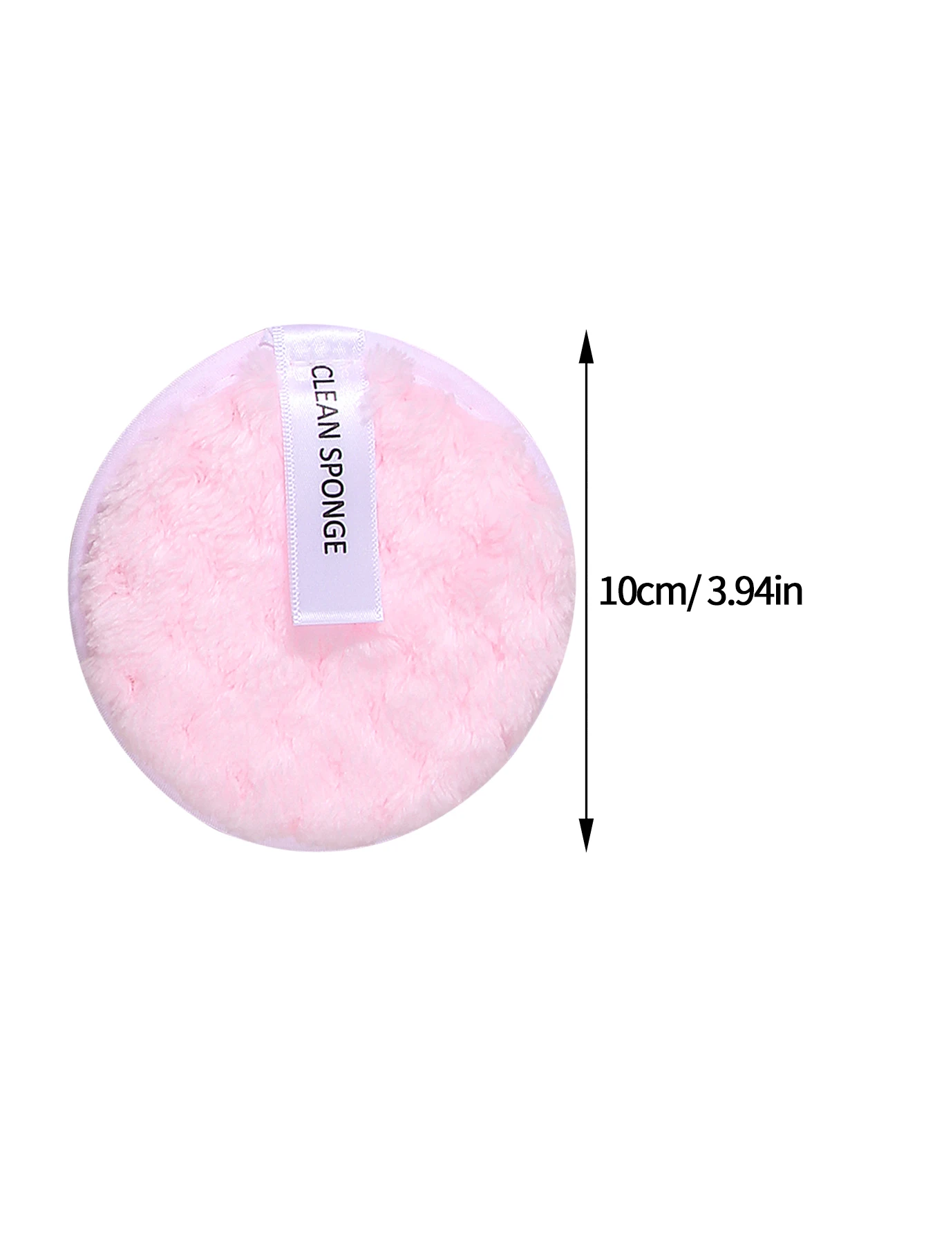 2個の大きな丸いレイジーフェイスウォッシュパフ、再利用可能なメイク落としとクリーニングパウダーパフ、多機能ポータブル美容ツール