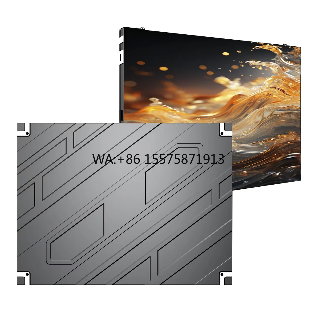 

Индивидуальный светодиодный экран P1.86 640*480 мм Внутренний светодиодный экран для рекламы Настенный светодиодный экран для внутреннего использования.