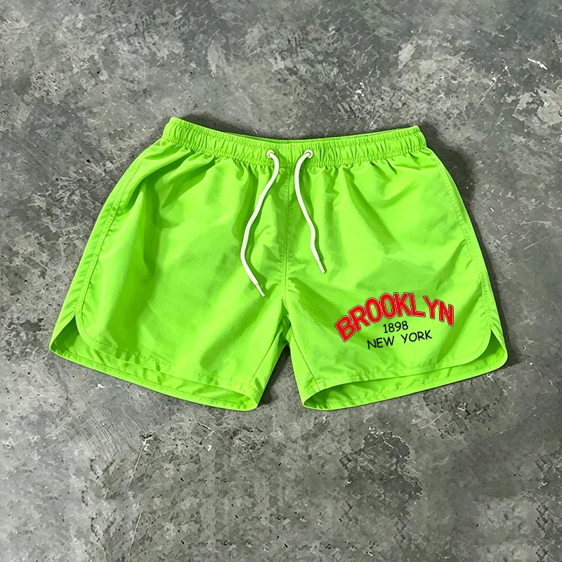 

Summer Male Daily Casual Sports Beach Shorts Gym Fitness Boxing Running Shorts 2026 New Arrival Men's Quick-dry Board Shorts