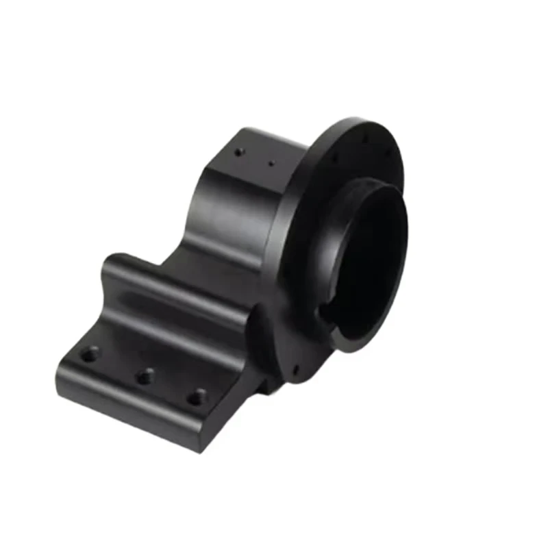 

CNC custom machined stainless steel/aluminum alloy black precision mechanical mount Mechanical fixing bracket
