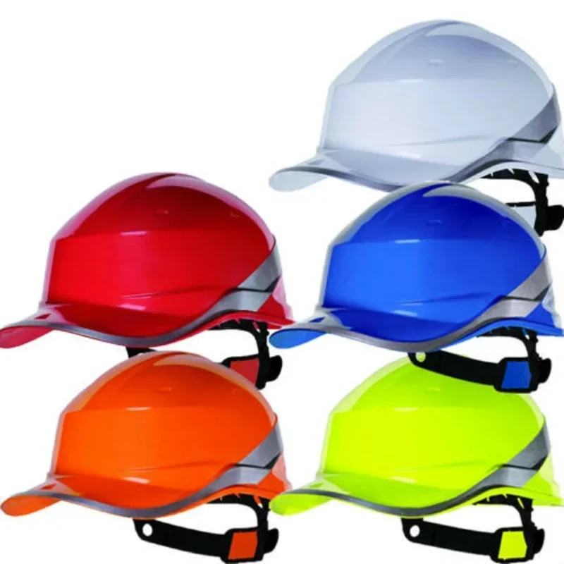 High Visibility, Reversible, Baseball Style Safety Helmet, Sticker Hat, Bump Cap for Security Protection in Construction