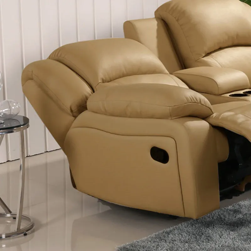 European cinema double first-layer cowhide electric sofa chair home cinema first-class function cabin sofa