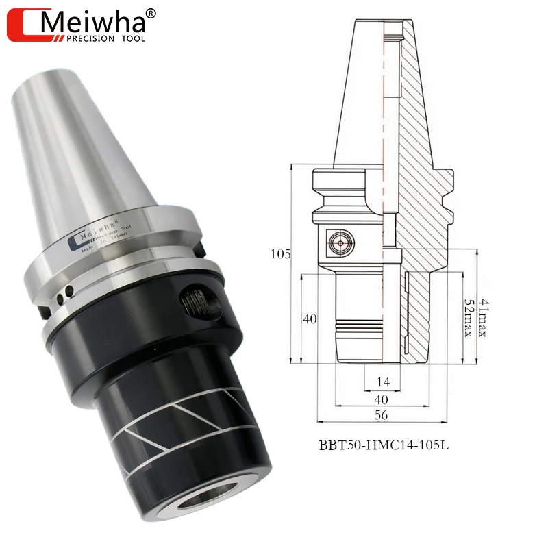 

High Precision BBT CAT BBT Standard CNC Tool Holder with New Hydraulic Chuck Milling Cutters Steel Bearing for CNC Machine