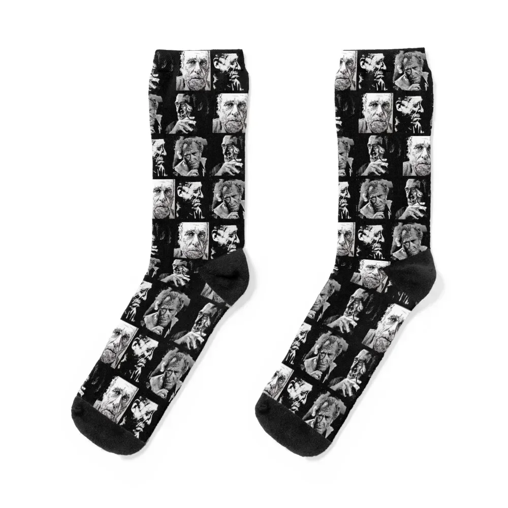 

BUKOWSKI - 4 faces Socks new in's Crossfit Socks Girl Men's