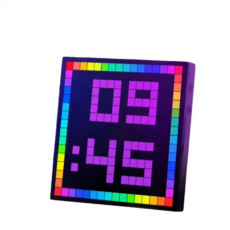 

Бесшумный ночник-часы с цифровым дисплеем, электронный, для студентов, украшение, подарок своими руками