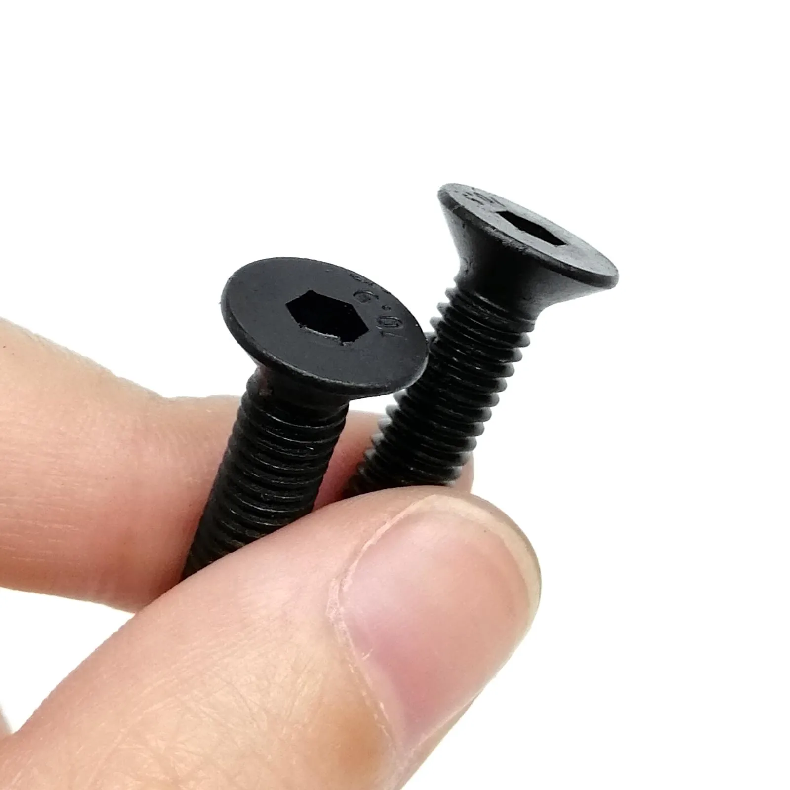1 Box M2 M2.5 M3 M4 M5 M6 M8 Hex Hexagon Socket Allen Flat Countersunk Head Screw Bolt Nut Assortment Kit Black Grade 10.9 Steel image 6
