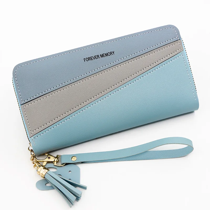 New Long Women Wallets Cute Fashion Multifunctional Clutch Female Wallet Card Holder Luxury PU Leather Women's Purses