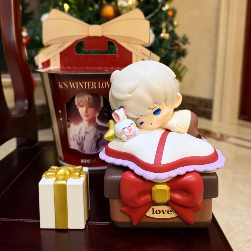 Originele Q-versie Love And Deepspace Xavier Zayne Rafayel Sylus Caleb Anime Figuur Mdoel Ornament Nieuwjaarsgeschenken