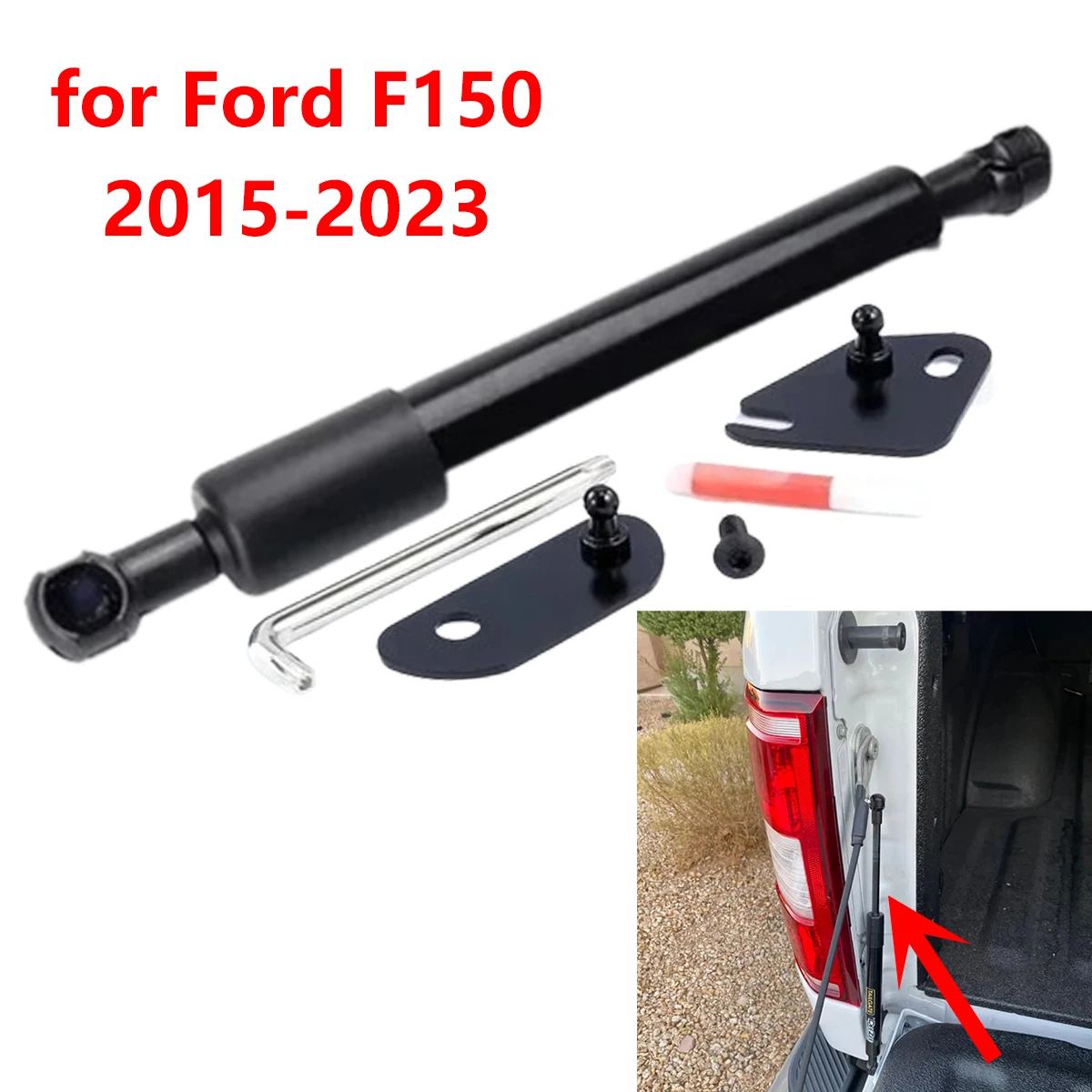 

Car Rear Boot Trunk Tailgate Gas Strut Damper Support Shock bars for Ford F150 2015-2023