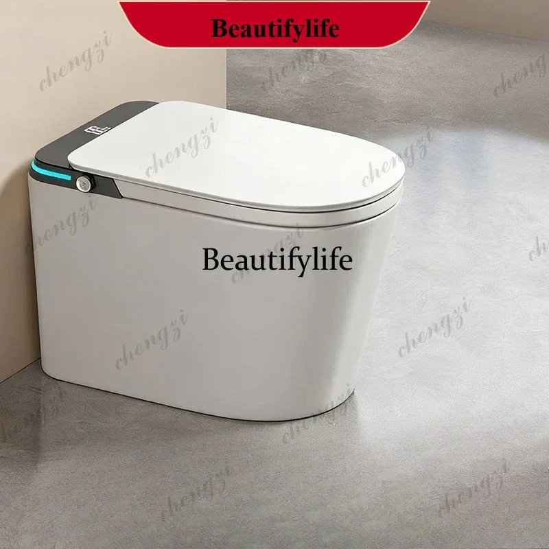 Smart toilet integrated automatic instant voice foam shield no water pressure limit toilet