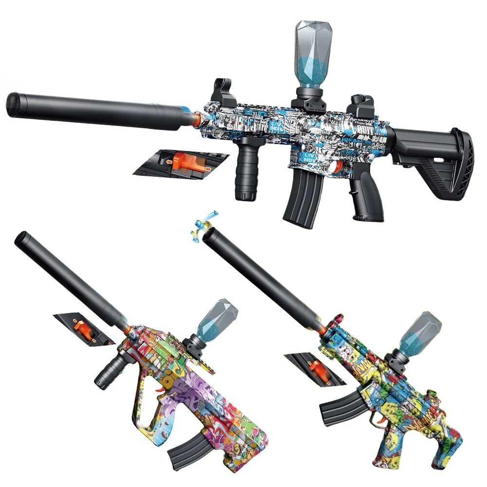 M416/MP5 Pistola de brinquedo blaster totalmente automática recarregável de alta velocidade Jogo ao ar livre para crianças Atividades Jogo de equipe
