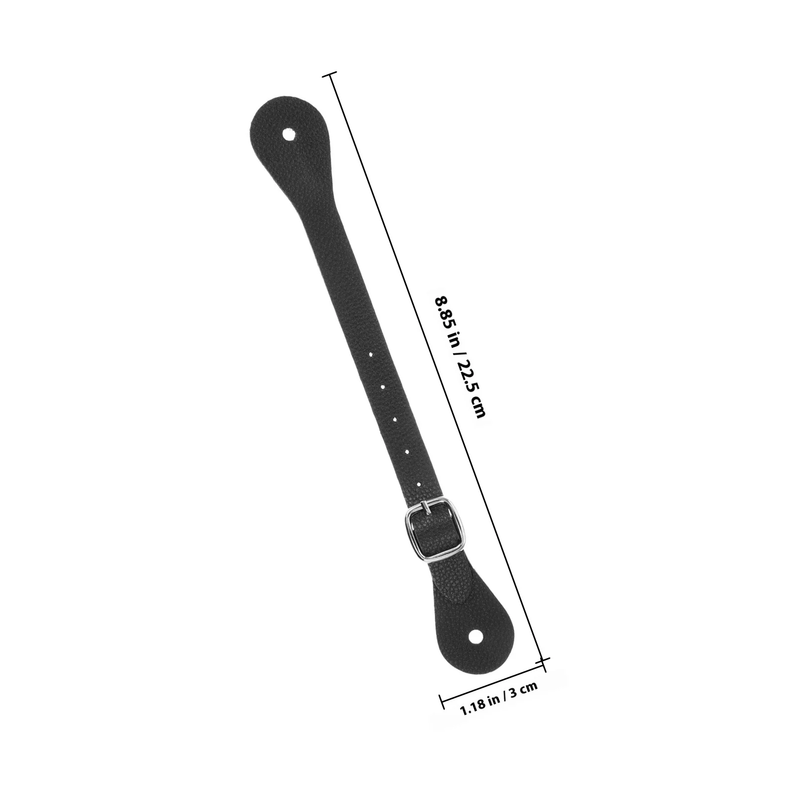 2 قطعة أشرطة تحفيز ركوب الخيل اكسسوارات قابل للتعديل حزام غربي خمر Pu صالح للرجال النساء دائم التمهيد الأشرطة الفروسية #4