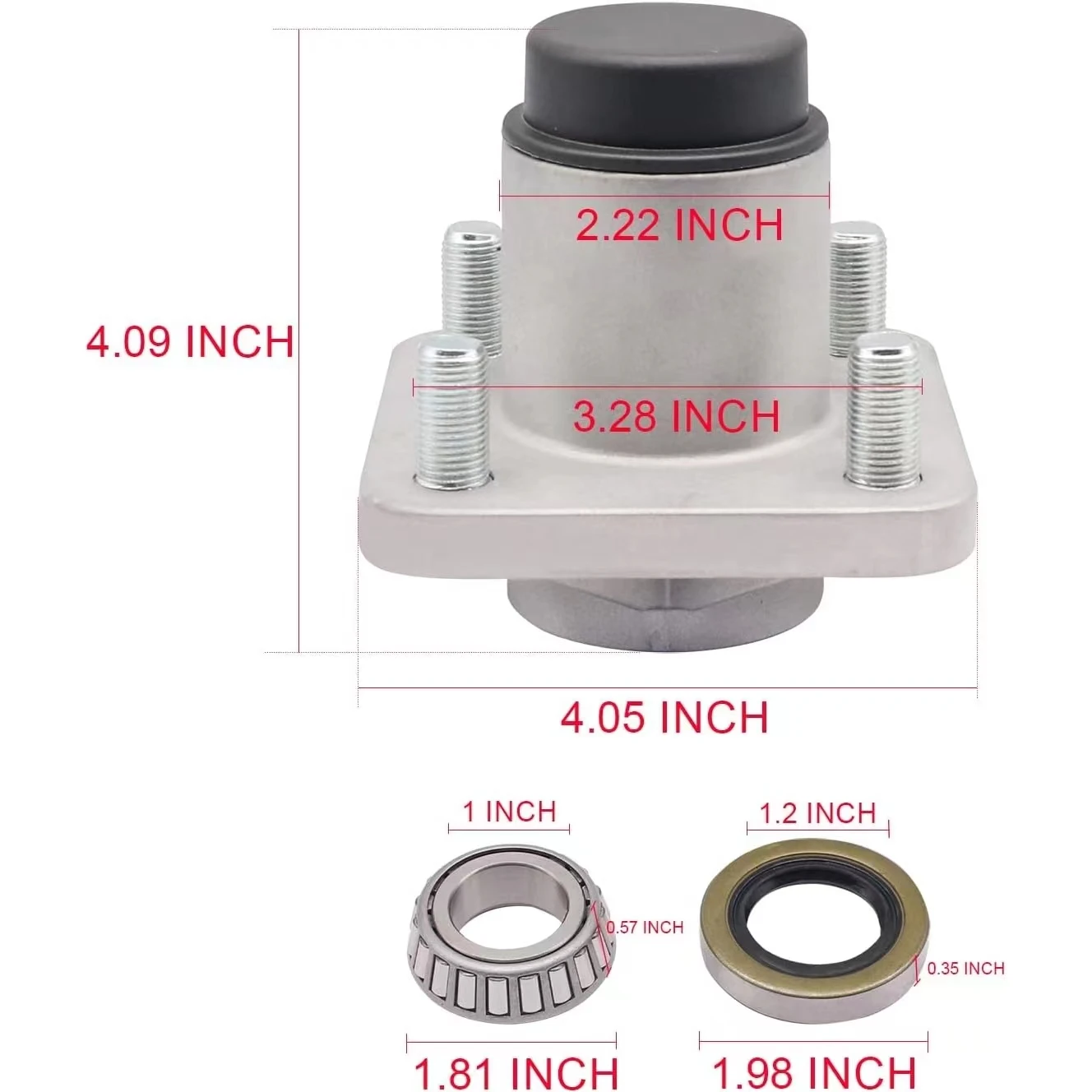 Gruppo mozzo ruota anteriore, adatto per carrello da golf Ezgo Txt Medal Winner G&E 2001-up 70895g01