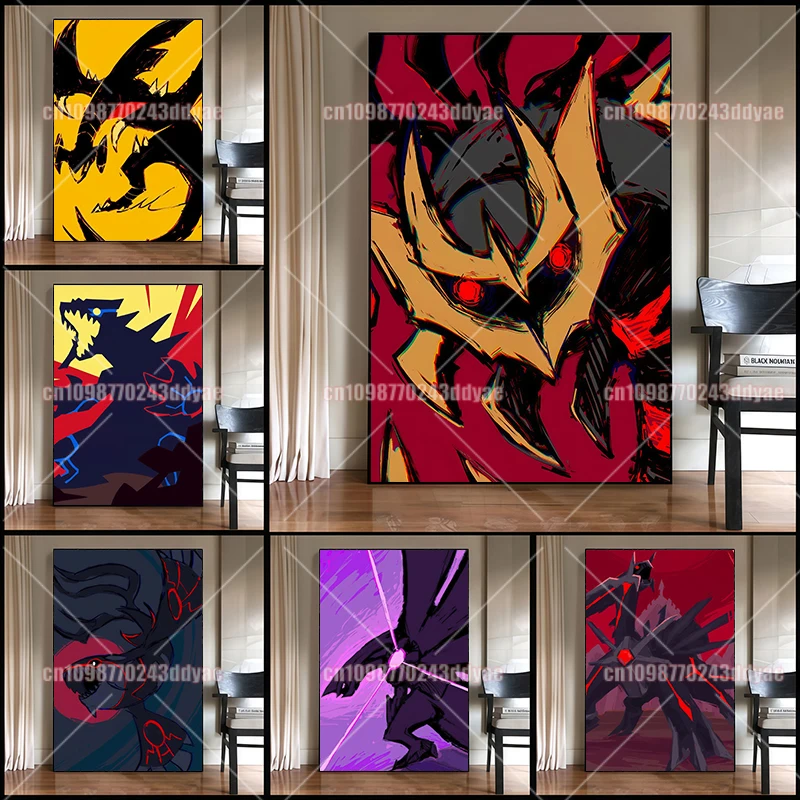 Pokémon Poster Canvas Print Trend Comic Home Wall Art Modern Living Room Gift for Friends Decorative Painting Aesthetics view 2