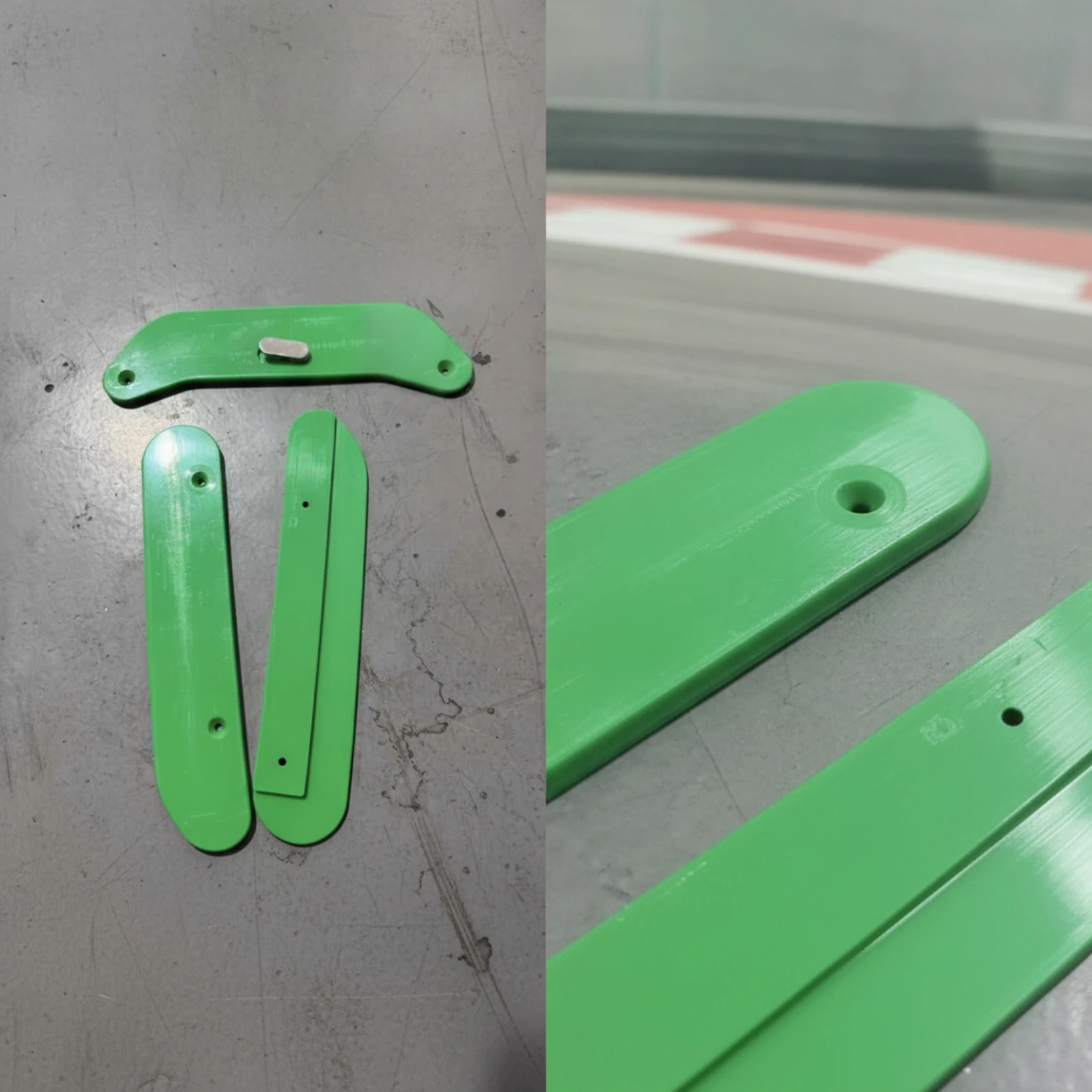 Chassis Guard with Mounting Fastener Wear-Resistant Hardware for Racers
