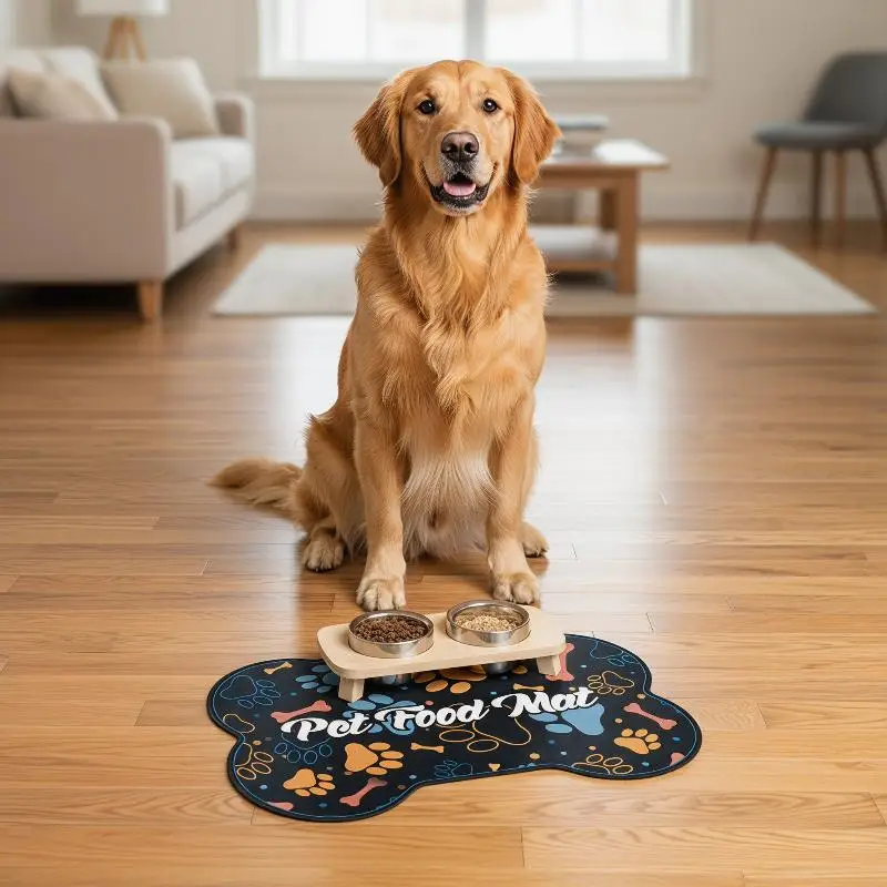New Diatomaceous Feeding Mat Splash-proof Placemat Cat And Dog Absorbent Pad Waterproof Quick-Dry