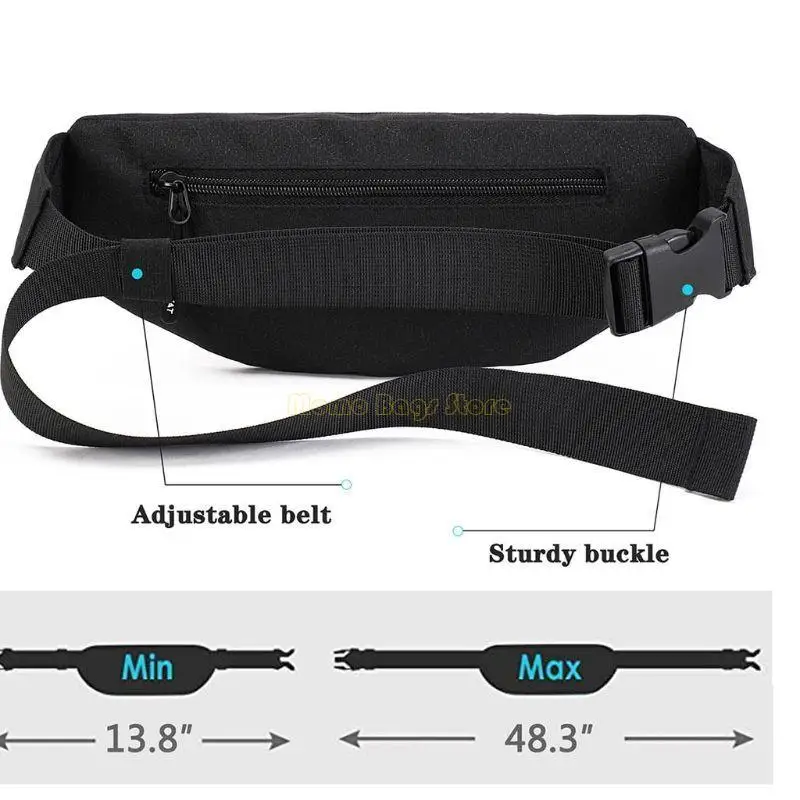 x90d men men fanny pack belt belt bag routcy hip bum crossbody chest chest