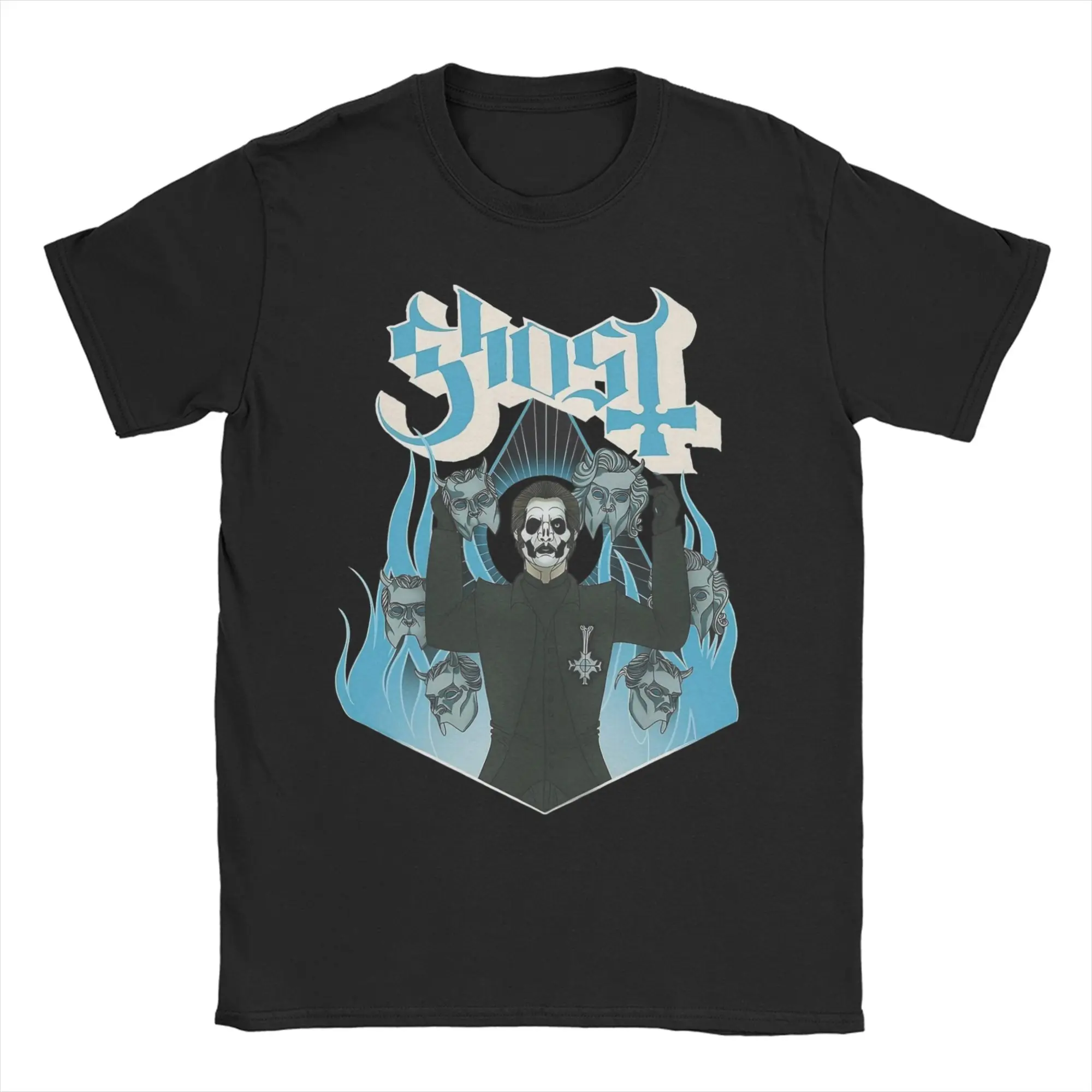 

Men Women The Nameless Ghouls Rock Ghost Band T Shirt 100% Cotton Clothes Awesome Short Sleeve O Neck Tees Original T-Shirts