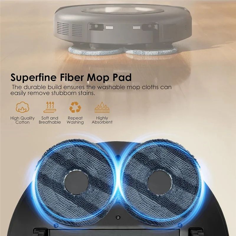 

CTHO-запасные части для пылесоса Eufy Omni C20, основная боковая щетка, фильтр Hepa, швабра, тканевые мешки для пыли, комплект аксессуаров