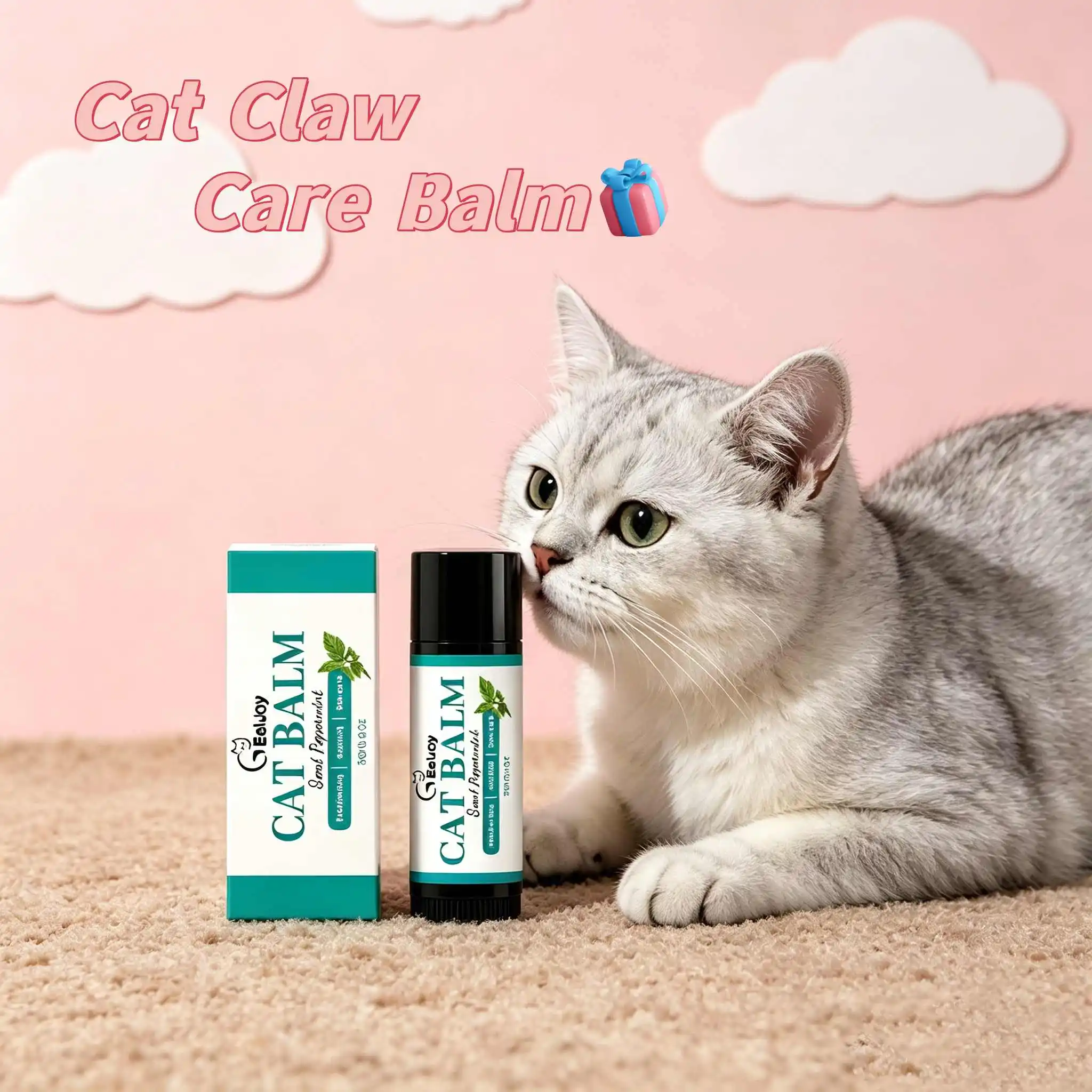 Cat Nose And Paw Balm Nourishing Dry Foot Moisturizer Protector Pet Accessories Natural Crack Portable Kitty Feet Repair Creams