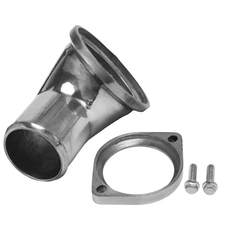 

AEF2-SBC BBC 45° Swivel Polished Water Neck Thermostat Housing Water Neck Adapter Tube For Chevy V8 350 454 Silver