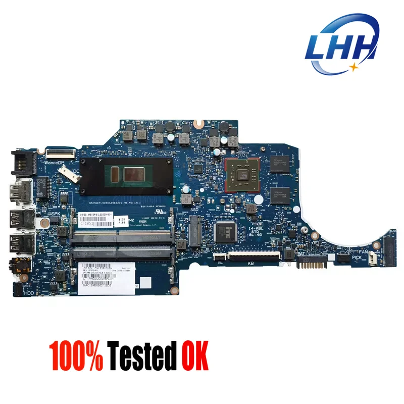 L23229-001 6050A2983201-MB Mainboard for HP 14-CK1000 240 G7 Laptop Motherboard with 520 4GB GPU I5-8250U CPU