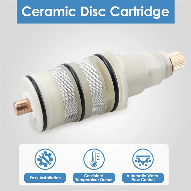 

【Рекомендуем】Термостатический картридж для душа, для Kohler 9.13554, Moen 147208, Danze Da507874, запасная часть термостатического клапана