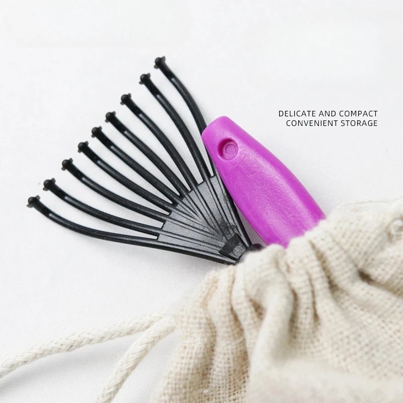 1 قطعة صالون الشعر المهنية الألومنيوم مشط فرشاة شعر نظافة مقبض بلاستيكي تنظيف فرشاة مزيل منتجات التنظيف المدمجة