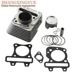 Scooter 49mm 80cc Racing Cylinder Block Kit For Piaggio Fly 50 Liberty Typhoon Zip 50cc 3V 4V 4T Euro 4