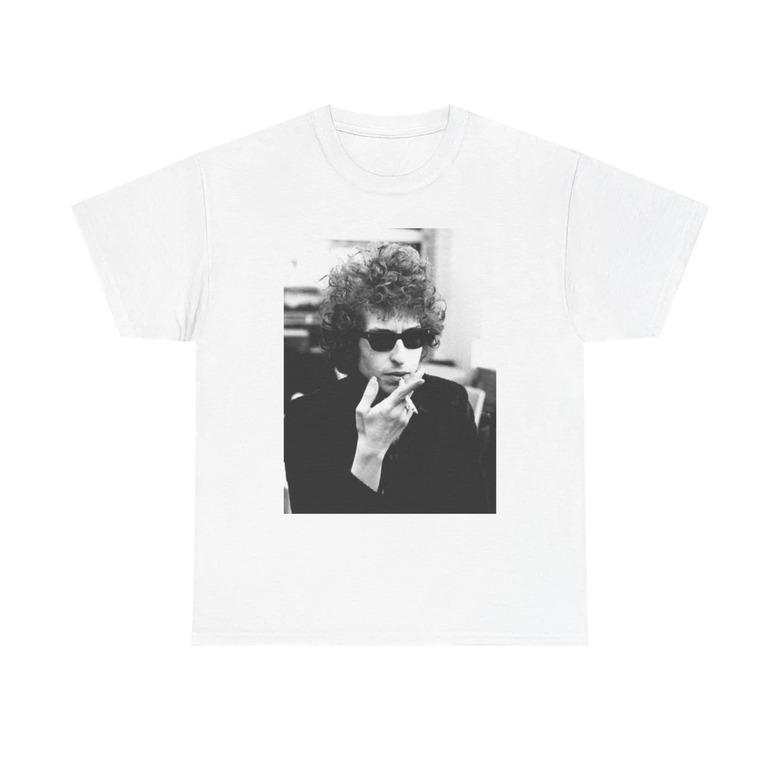 Bob Dylan Graphic T Shirt Vintage Photo Retro Unisex Heavy Cotton Tee