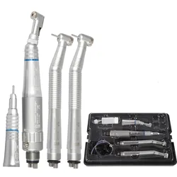 NSK Style Dental Pana Max Fast High & Low Speed Handpiece Straight Contra Angle Air Motor Kit 4 Hole