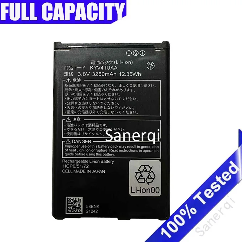 for KYOCERA KYV41UAA battery 3250mAh New production dateLong Standby Time for Kyocera KYV41UAA Battery