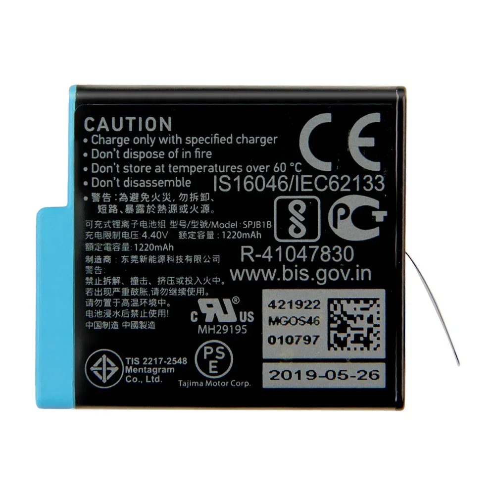 جديد استبدال البطارية 335-06532-000 AHDBT-401 SPJB1B SPBL1B ل GoPro بطل 4 8 6 7 5 10 9 بطل 8 Hero9 Hero7 Hero6 Hero5