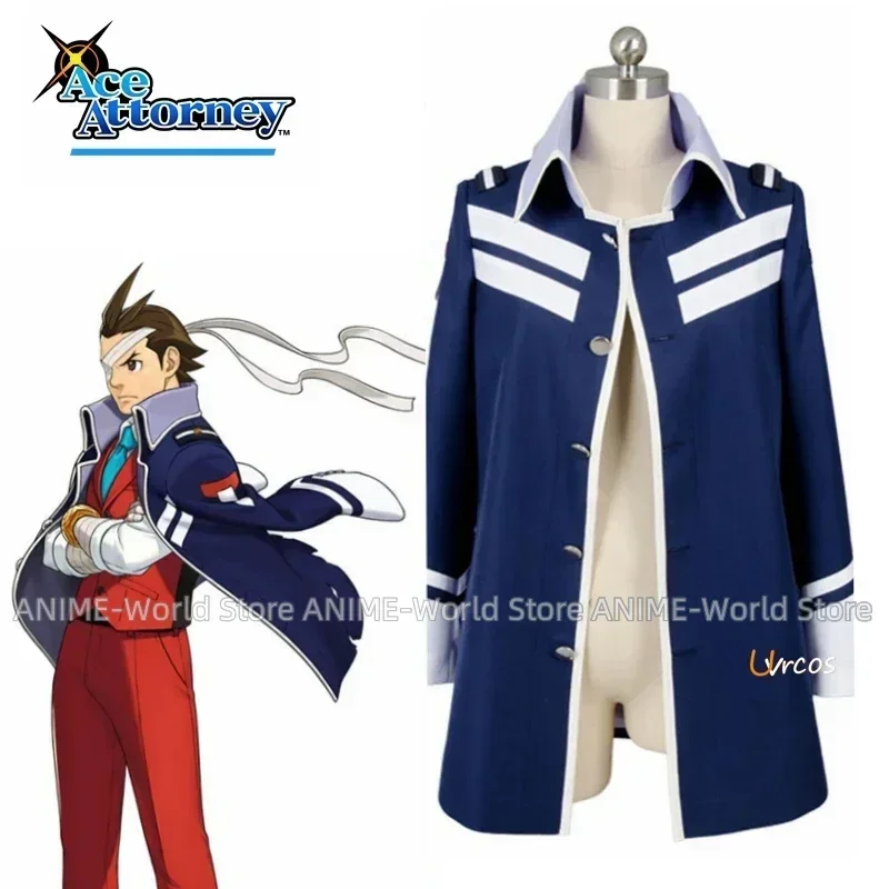 

《Custom Size》Ace Attorney Gyakuten Saiban Apollo Justice Cosplay Costume - Only Coat