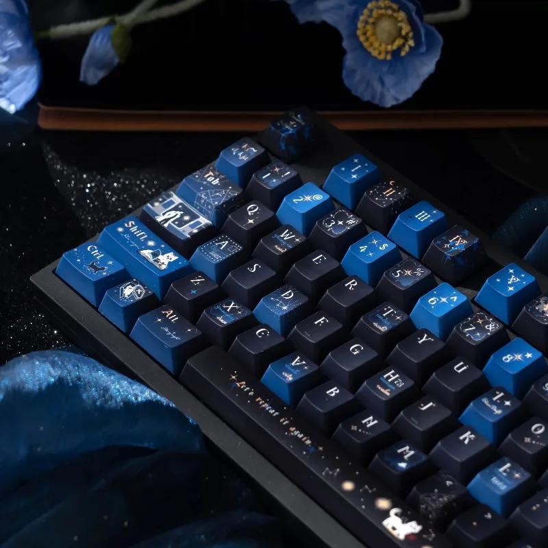 Ancient Dream Theme Keycaps Set Customized PBT Sublimation Cherry/moa Profile Keyboard Cap for Mechanical Keyboard Accessories