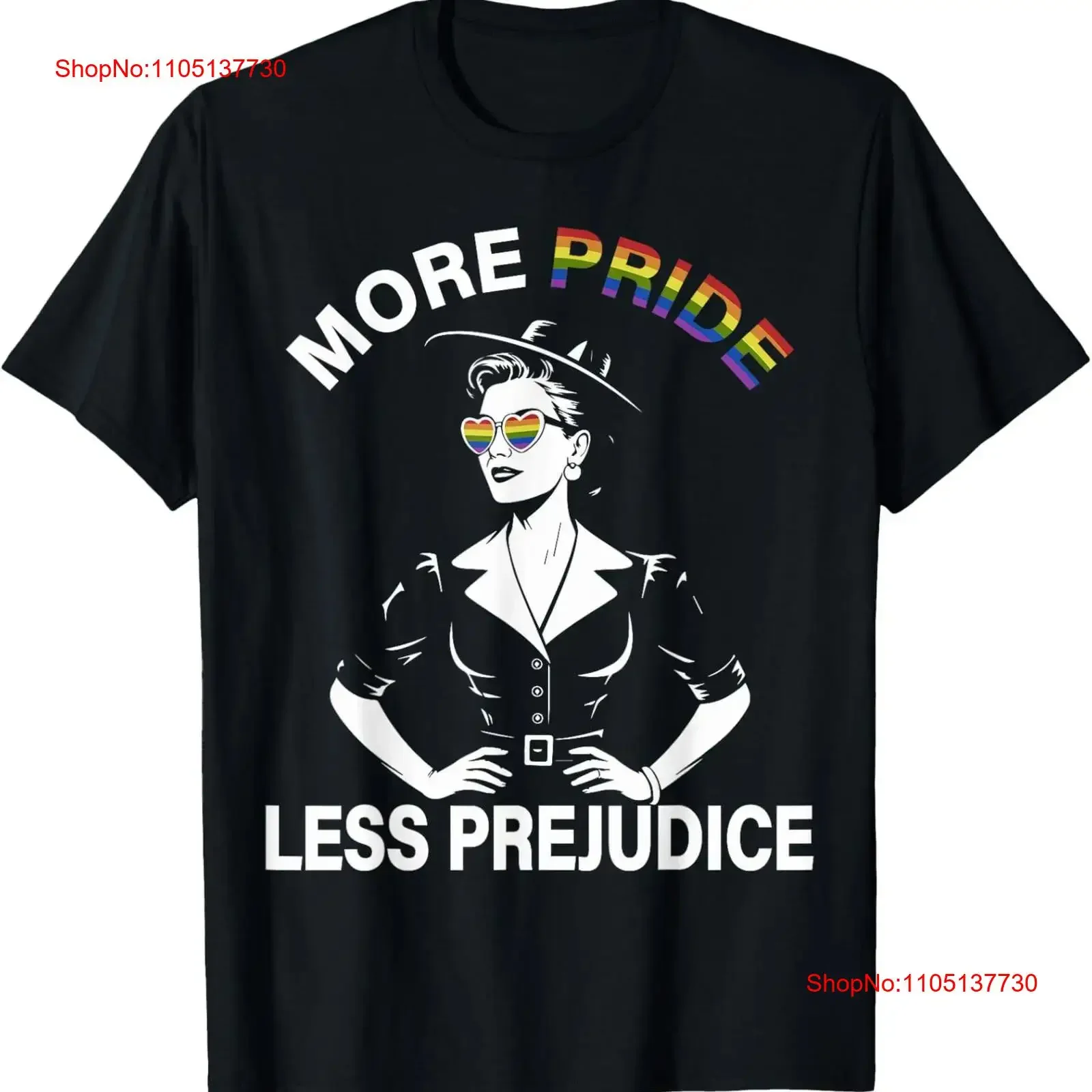 

Футболка LGBTQ More Pride Less Prejudice Month, винтажный стираный топ для повседневной носки, унисекс, дышащая, стильная, растянутая, слегка